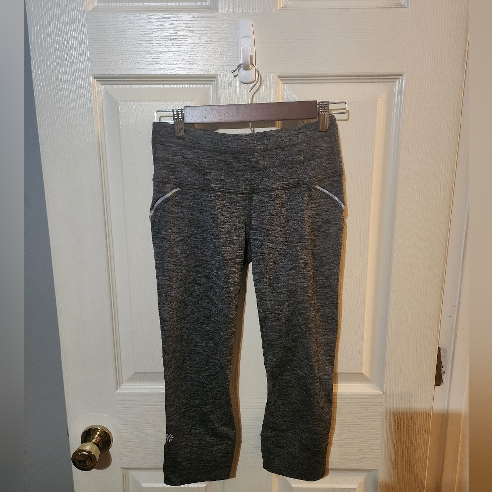 Athleta Charcoal Heather Leggings